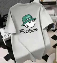 e*o様 Malbon Golf Tシャツ ライトグレー Lサイズ