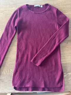 【美品】nike and BASIC バーガンディ 長袖ニット