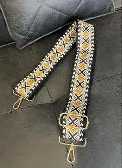 ショルダーストラップ 単品　太め刺繍　ショルダーベルト　付け替え