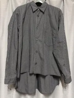 美品⭕️BLACK COMME des GARCONS ギンガムチェックシャツ Sのサムネイル