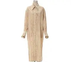 ワンピース mame24AW FloralJacquardCotton ShirtDress mame24AW FloralJacquardCotton ShirtDress