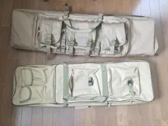 ベージュ サバゲー　ケース　狩猟　エアガン　銃　収納　ポケットのサムネイル