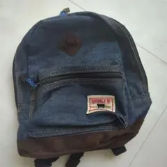 【新品タグ付】ミキハウス DOUBLE-B デニムリュック
