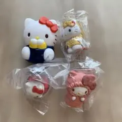 ハローキティ　カプセルトイ4個セット