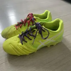 asics アシックス サッカースパイク イエロー 小学生 キッズ 21.5cm