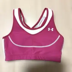 under armour スポーツブラ ピンクS427番