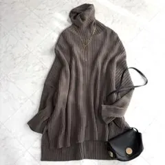 美品／EVERYDAY I LIKE.　リブタートルネックプルオーバー　ウール混 2025年最新】everyday i like. リブタートルネック プルオーバーの人気