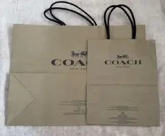 COACH ショップ袋 大小セット