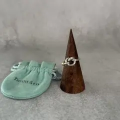 Tiffany & Co. ティファニー　ラブノット　シルバー&k18