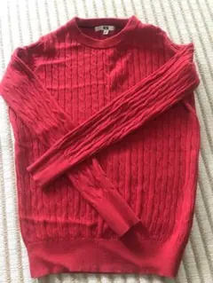 ユニクロ レディース ケーブルニット M