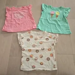 可愛いTシャツ　3点セット　110 比較的綺麗