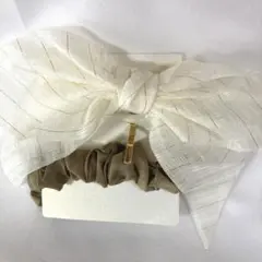 リボン　ヘアカフ　シュシュ　ヘアアクセサリー　セット　新品　ヘアアレンジ