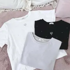 evelyn 総ラインストーンTシャツのサムネイル