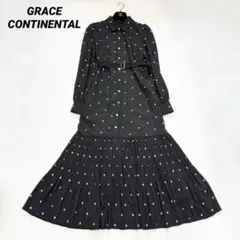 【美品✨】グレースコンチネンタル　ベルト付刺繍ロングワンピース　36 2024年