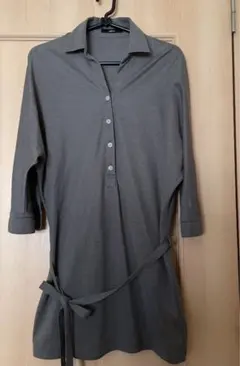 コムサデモード　チュニックシャツ　グレー　9号