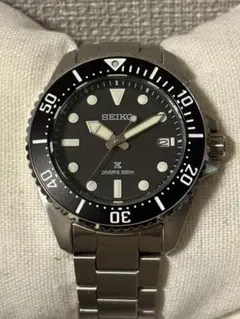 セイコー プロスペックス ダイバーSBDJ063 ソーラー ブラックダイヤル