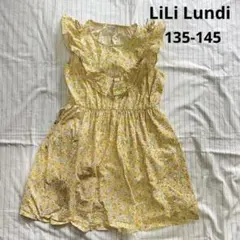 LiLi Lundi リリィランディ　140 花柄 フリル ワンピース　上品のサムネイル