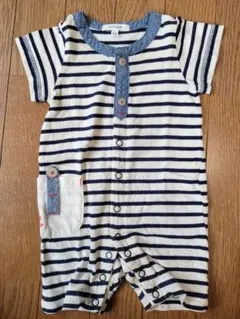 Seraph ストライプロンパース 70サイズ
