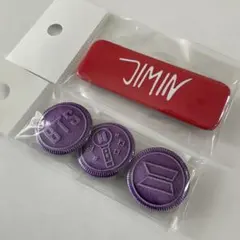 セット販売】BTS☆ジミン ネーム缶バッジset - メルカリ