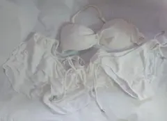 フリル セパレート水着 ビキニ ホワイトのサムネイル