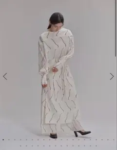 Jens UNDER PULLOVER DRESS PRINT MONO 2のサムネイル