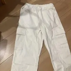 UNIQLO キッズ ホワイトパンツ 150値下げ