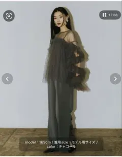 ANDRESD 未使用　オールインワン　チュールドレス