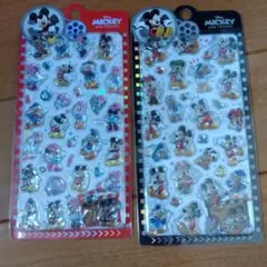ディズニーミッキーシール　２枚セット　ディズニーシール　①