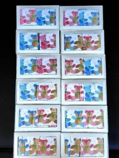 クマデザインタオル2枚✕12箱セット