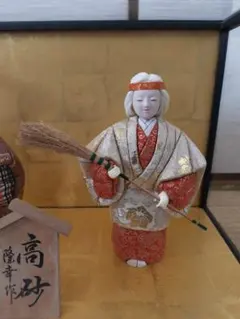 日展作家 北岡秀雄 能 羽衣 日本の伝統的な人形 - メルカリ