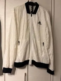 adidas アディダス シアー チェック柄 ジップアップ ブルゾンのサムネイル