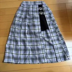 チェック柄ギャルロングスカート140センチ