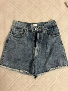 WEGO ケミカルウォッシュ ショートパンツ M