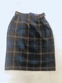 スカート　タイトスカート　膝丈スカート　チェックスカート