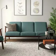 宇都宮でオシャレな家具を探すなら『オトワリバース！』IKEA イケア EKENASET エーケネーセット ソファ 2人掛け ダークグレー 中古品 IKEA/イケア/通販】EKENASET エーケネーセット 3人掛けソファ