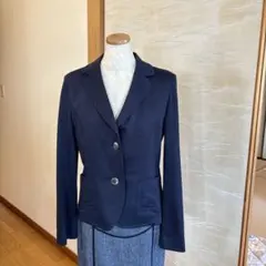 DAKS ジャケット　40 紺　春夏秋