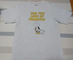 【ユニクロ】ピーナッツ　スヌーピー Tシャツ Gray Mサイズ　新品未使用