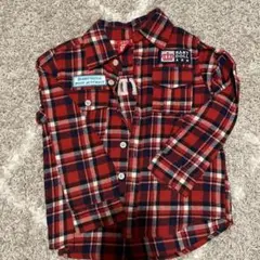 BABYDOLL チェック柄長袖シャツ