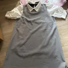 Magic Sound 襟付きひざ丈ワンピース