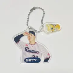 東京 ヤクルト スワローズ #33 内山壮真 神宮 グルメ キーホルダー カードのサムネイル