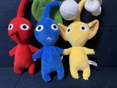 ピクミン ぬいぐるみセット 赤 青 黄色