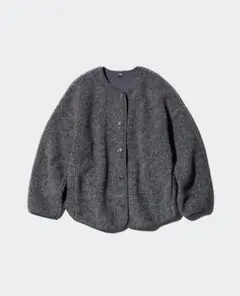 ユニクロ　ボアフリースリラックス　カーディガン