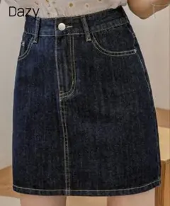 Dazy ダークデニム ミニスカート