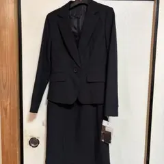 ブラックスーツ ブレザーとワンピースとスカート三点セット