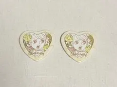 ワンピース　サンジのここがオールブルーだ ハート缶バッジ コレクション　プリン