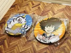 デジモンアドベンチャー 缶バッジ 八神太一 ガブモン 2点セット