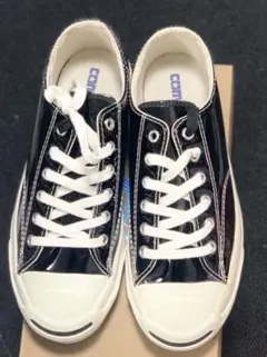 【新品未使用】コンバース CONVERSE ジャックパーセル レット エナメル