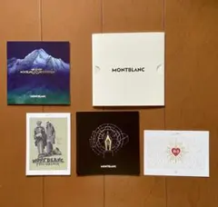 MONTBLANC 万年筆用 ペン先サイズカード と ポストカード セットのサムネイル