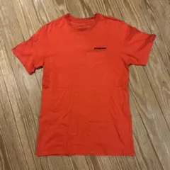 patagonia オーガニックコットン Tシャツ オレンジ　Sサイズ