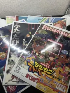 一番くじ デジモン D賞 クリアポスター 全6種 コンプリート